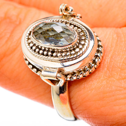 Swiss Blue Topaz Rings handcrafted by Ana Silver Co - RING101478