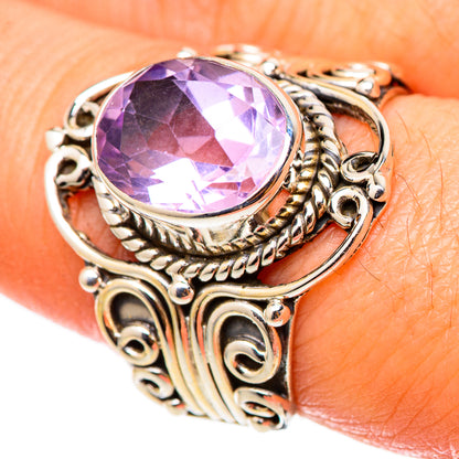 Amethyst Rings handcrafted by Ana Silver Co - RING101488
