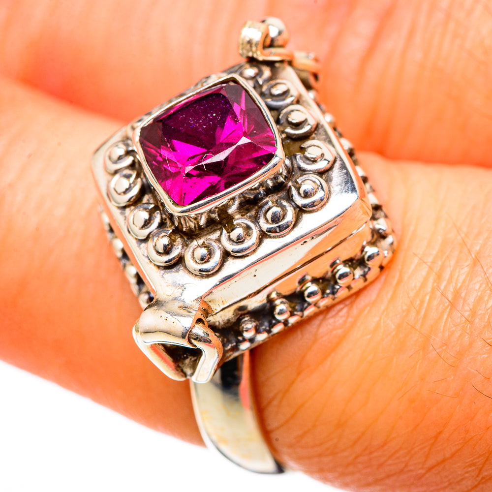 Rhodolite Garnet Rings handcrafted by Ana Silver Co - RING101490
