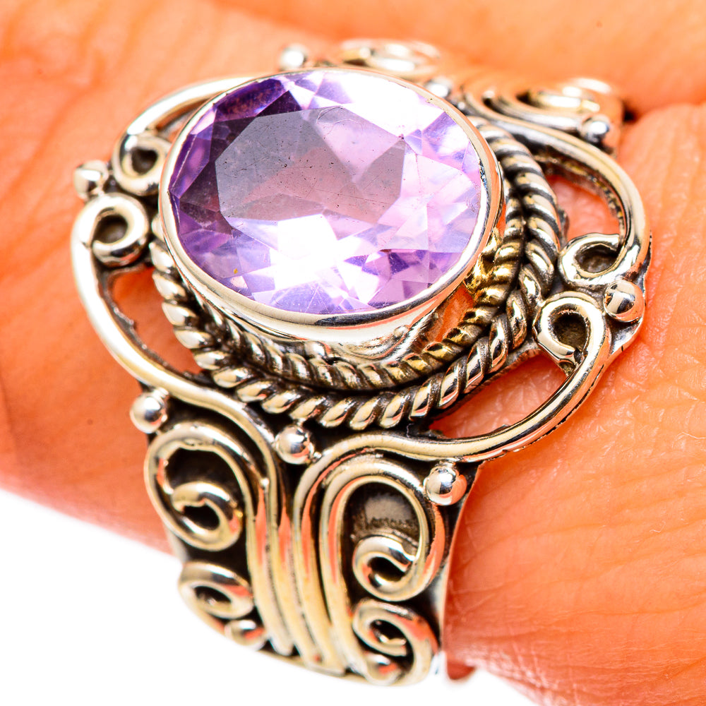 Amethyst Rings handcrafted by Ana Silver Co - RING101493