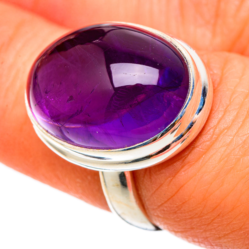 Amethyst Rings handcrafted by Ana Silver Co - RING101494