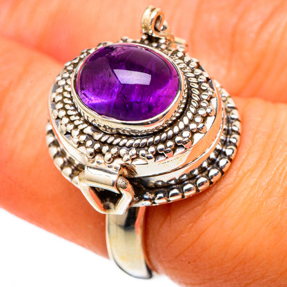 Amethyst Rings handcrafted by Ana Silver Co - RING101499