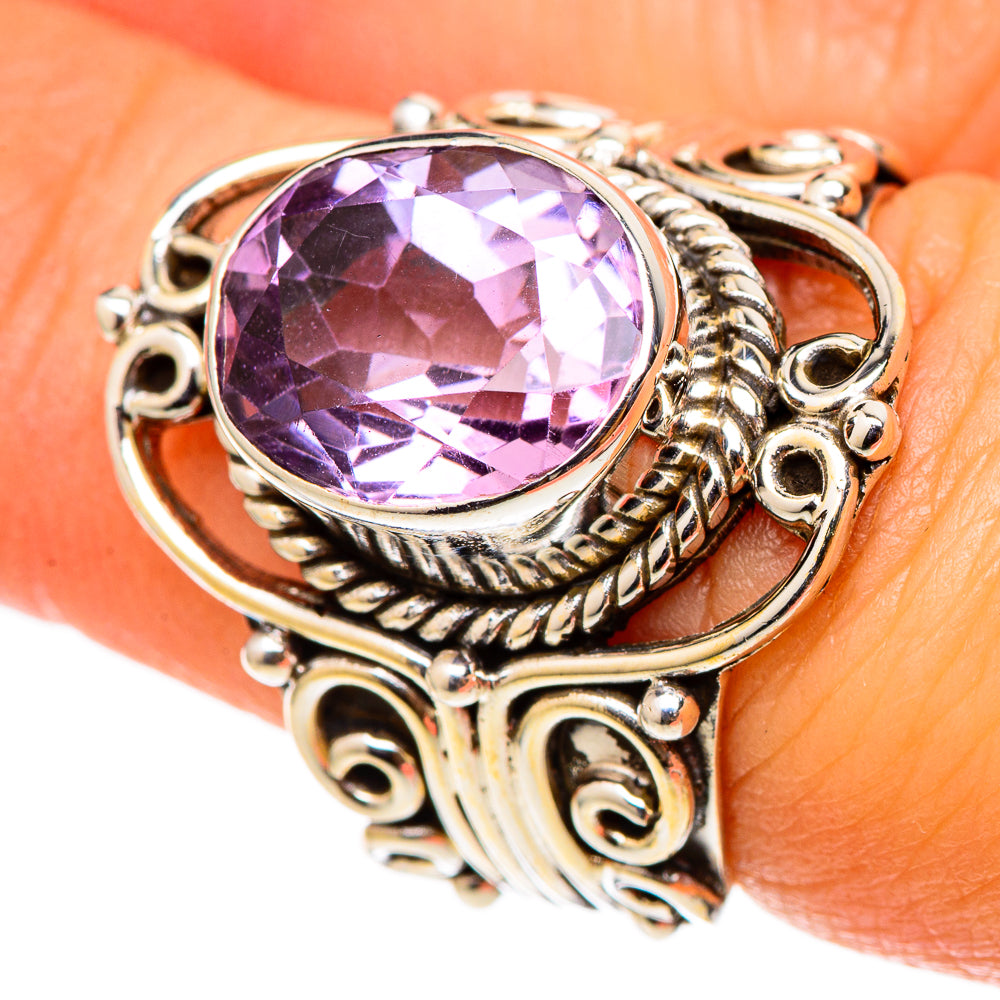 Amethyst Rings handcrafted by Ana Silver Co - RING101504