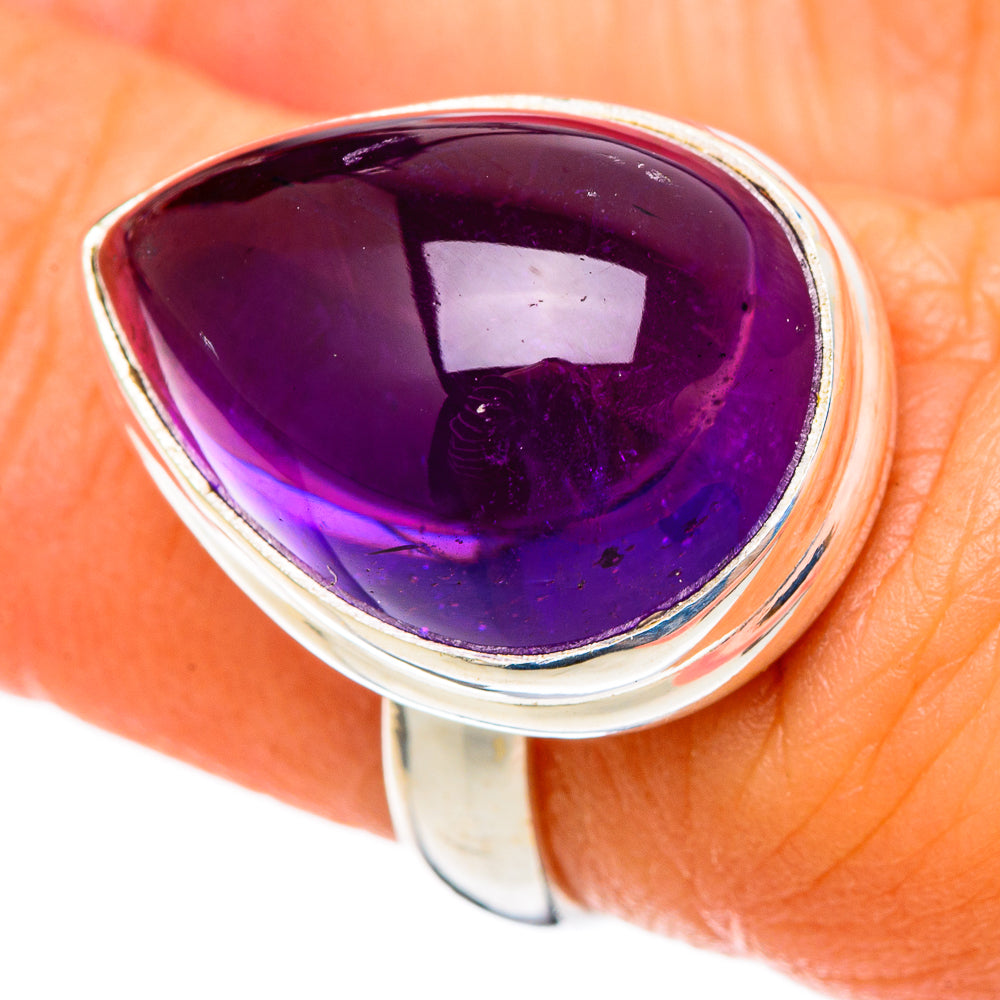 Amethyst Rings handcrafted by Ana Silver Co - RING101510