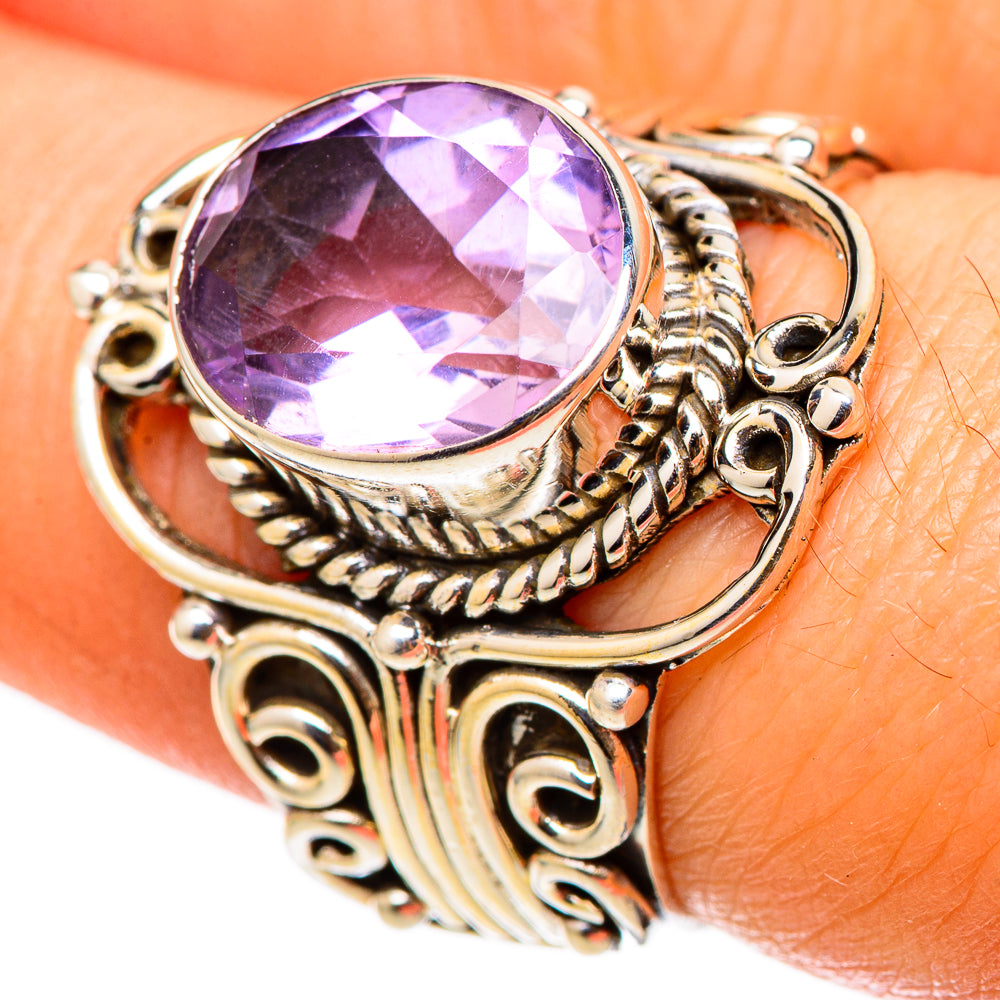 Amethyst Rings handcrafted by Ana Silver Co - RING101511