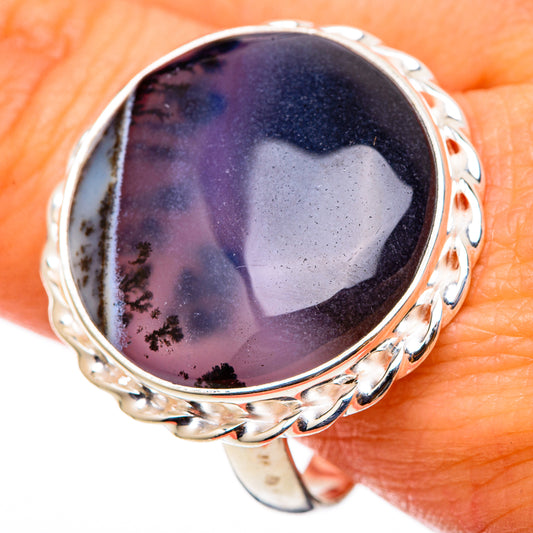 Dendritic Opal Rings handcrafted by Ana Silver Co - RING101542