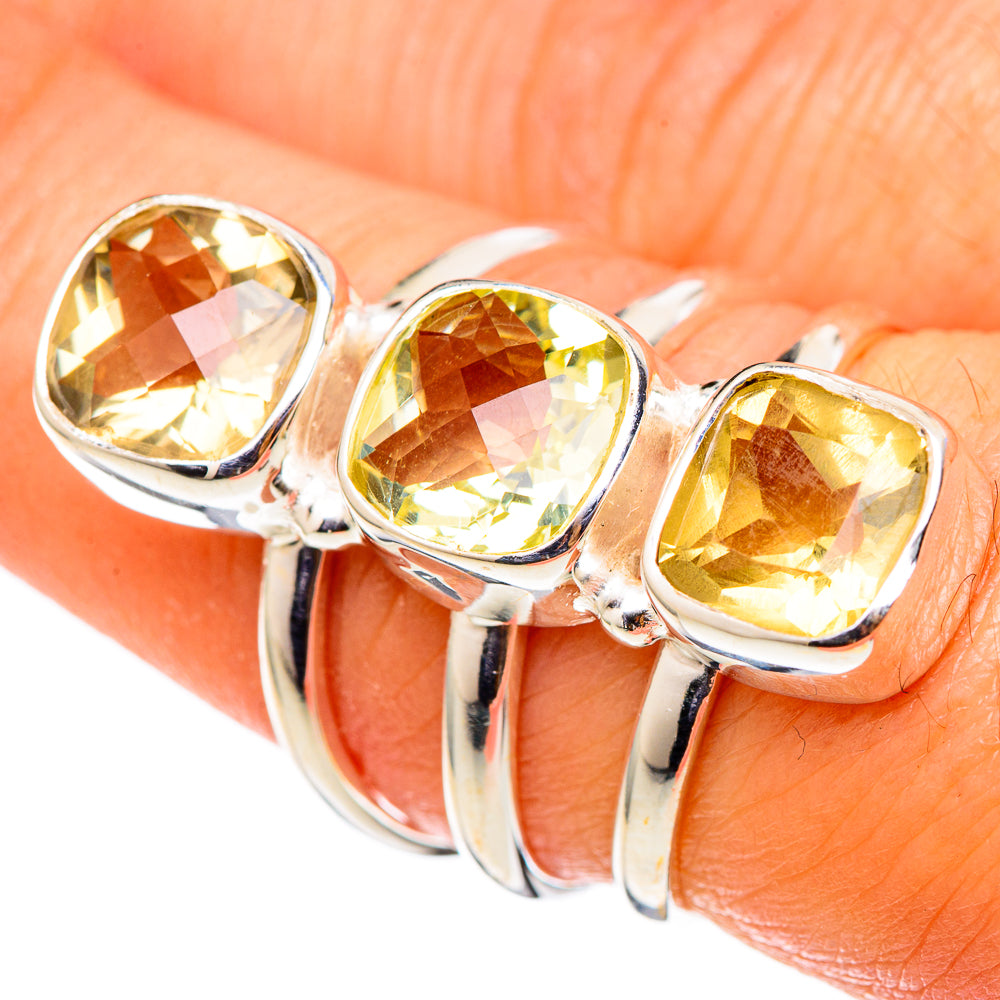 Citrine Rings handcrafted by Ana Silver Co - RING101547