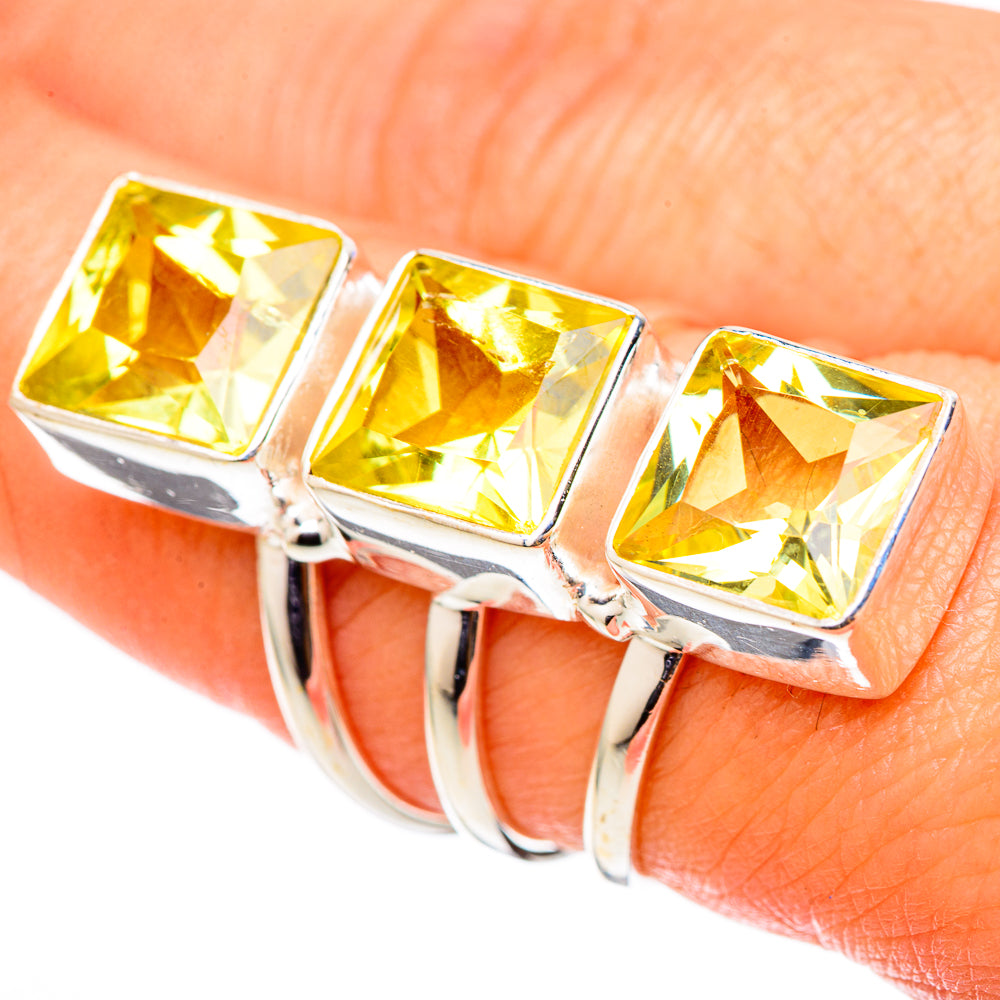 Citrine Rings handcrafted by Ana Silver Co - RING101548