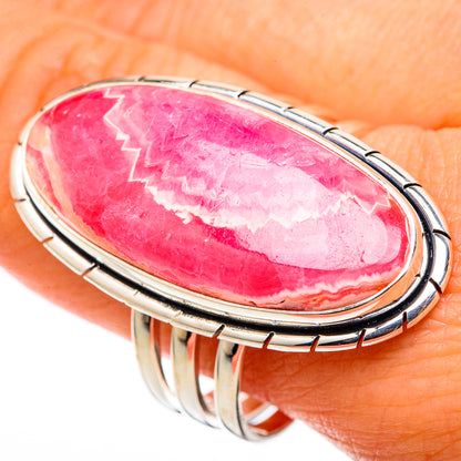 Rhodochrosite Rings handcrafted by Ana Silver Co - RING101554