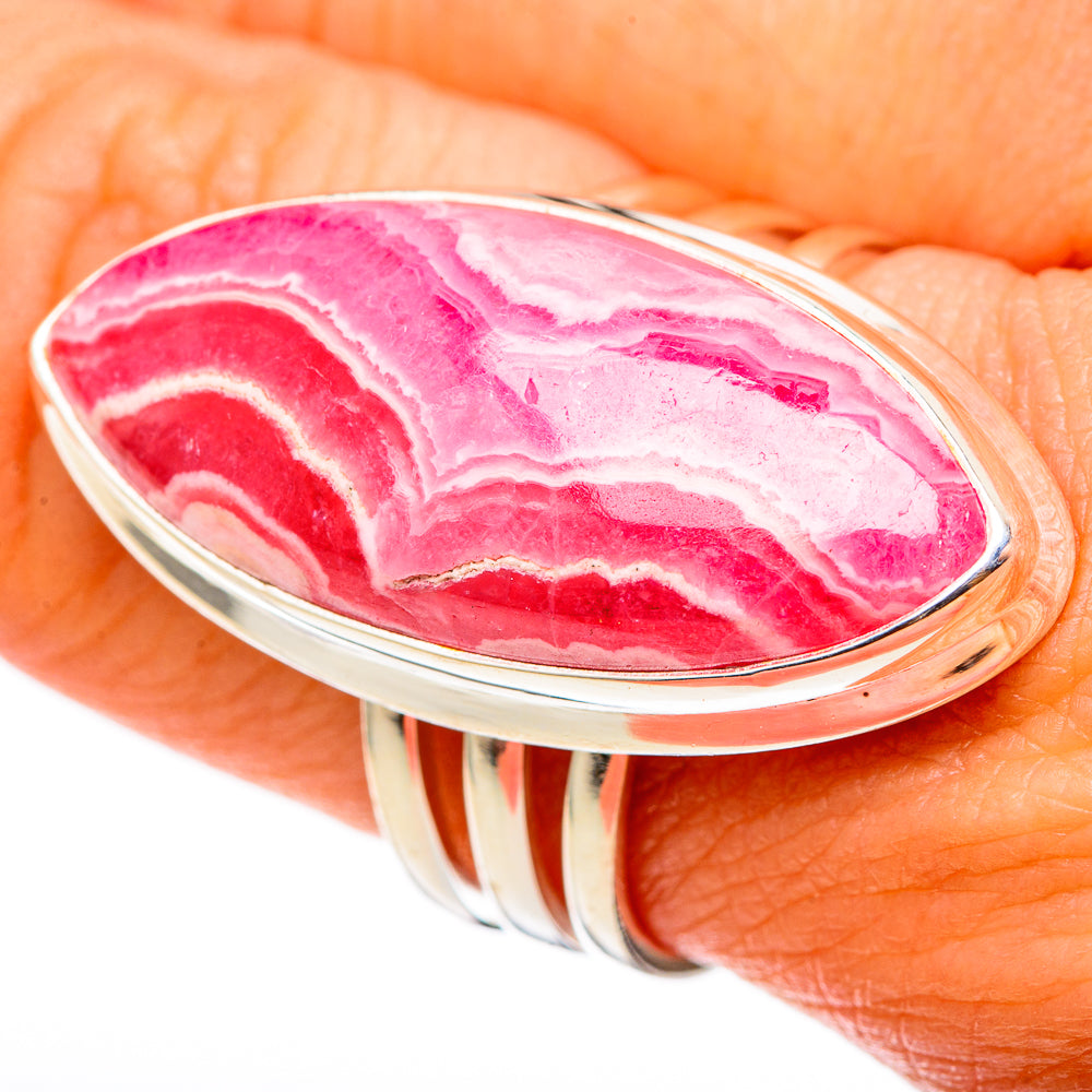 Rhodochrosite Rings handcrafted by Ana Silver Co - RING101555