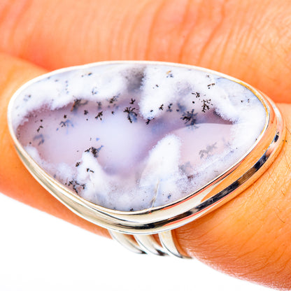 Dendritic Opal Rings handcrafted by Ana Silver Co - RING101564