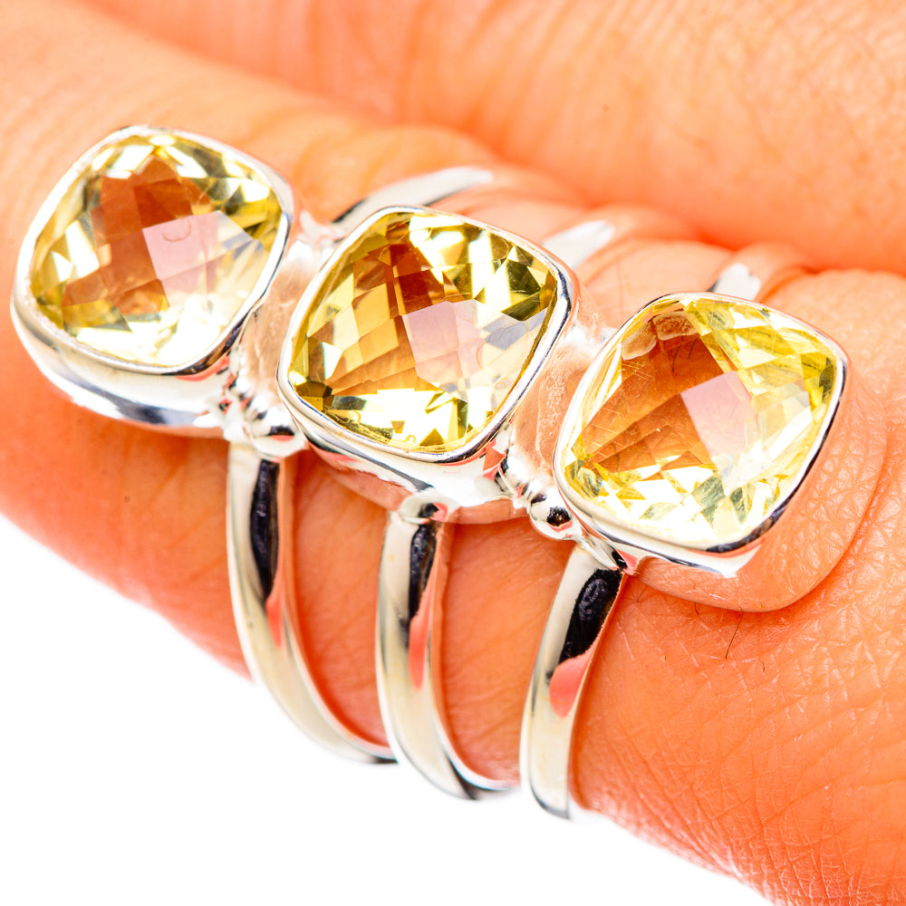Citrine Rings handcrafted by Ana Silver Co - RING101566