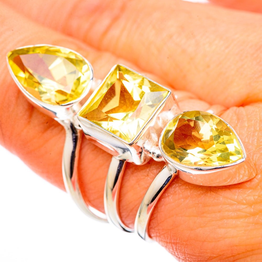 Citrine Rings handcrafted by Ana Silver Co - RING101567