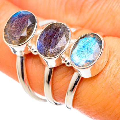 Labradorite Rings handcrafted by Ana Silver Co - RING101571