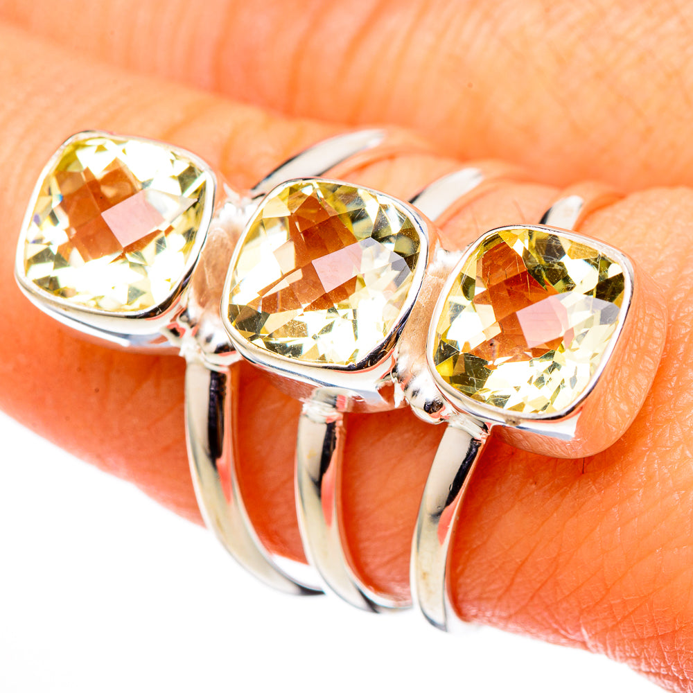 Citrine Rings handcrafted by Ana Silver Co - RING101572