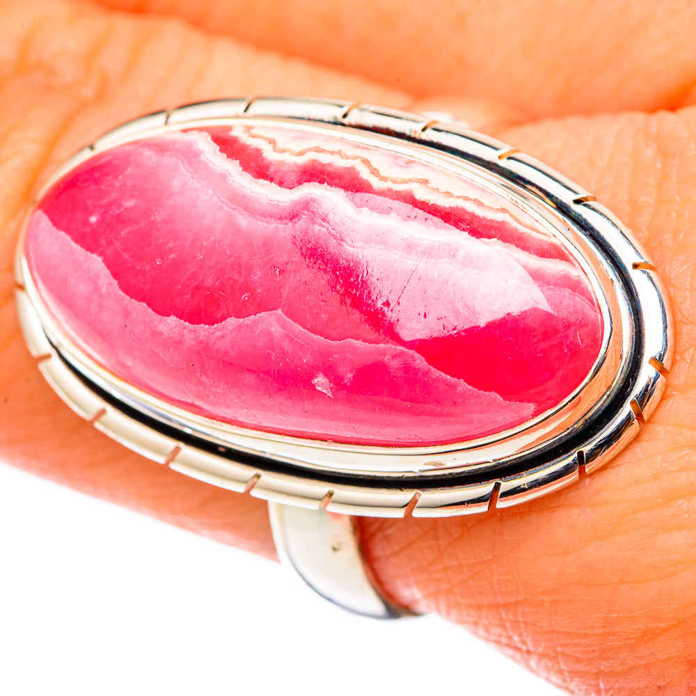 Rhodochrosite Rings handcrafted by Ana Silver Co - RING101576