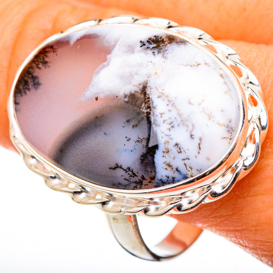 Dendritic Opal Rings handcrafted by Ana Silver Co - RING101584
