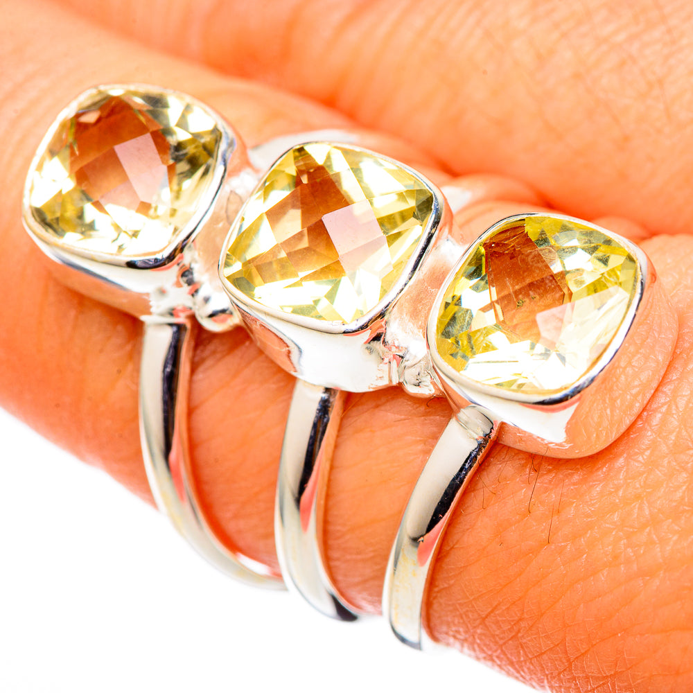 Citrine Rings handcrafted by Ana Silver Co - RING101585