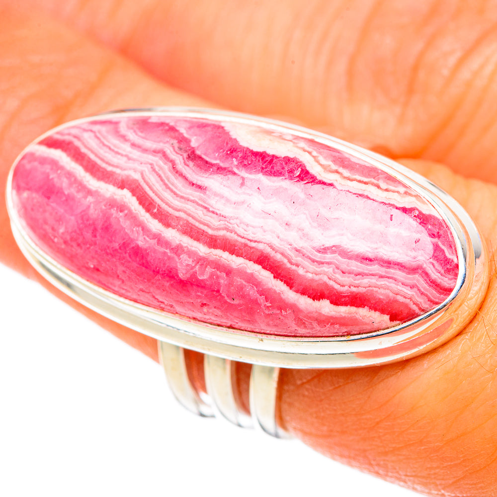 Rhodochrosite Rings handcrafted by Ana Silver Co - RING101598