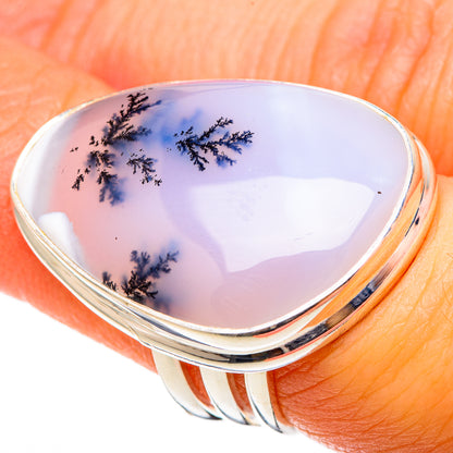 Dendritic Opal Rings handcrafted by Ana Silver Co - RING101615