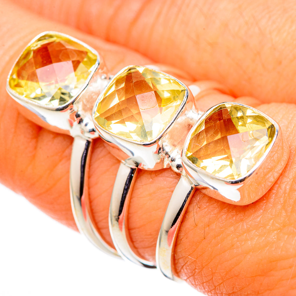 Citrine Rings handcrafted by Ana Silver Co - RING101618