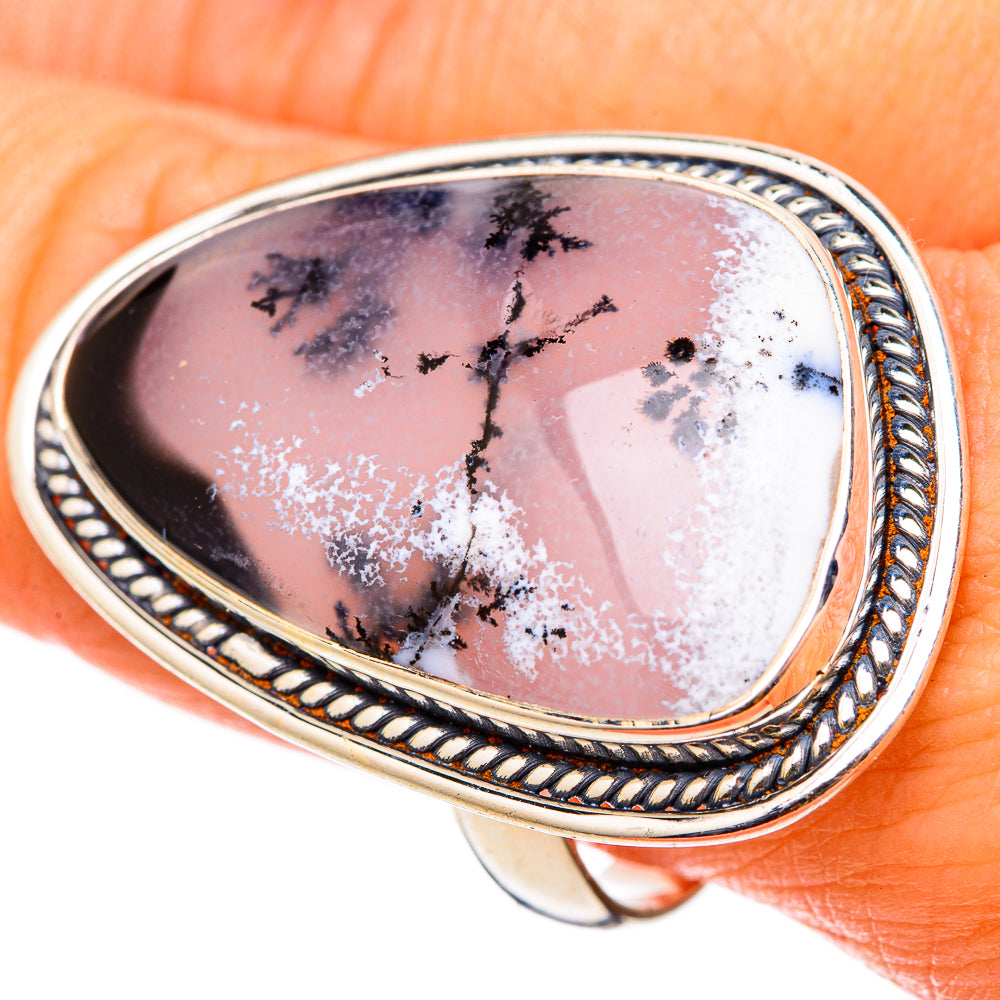Dendritic Opal Rings handcrafted by Ana Silver Co - RING101626