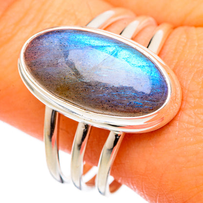 Labradorite Rings handcrafted by Ana Silver Co - RING101630