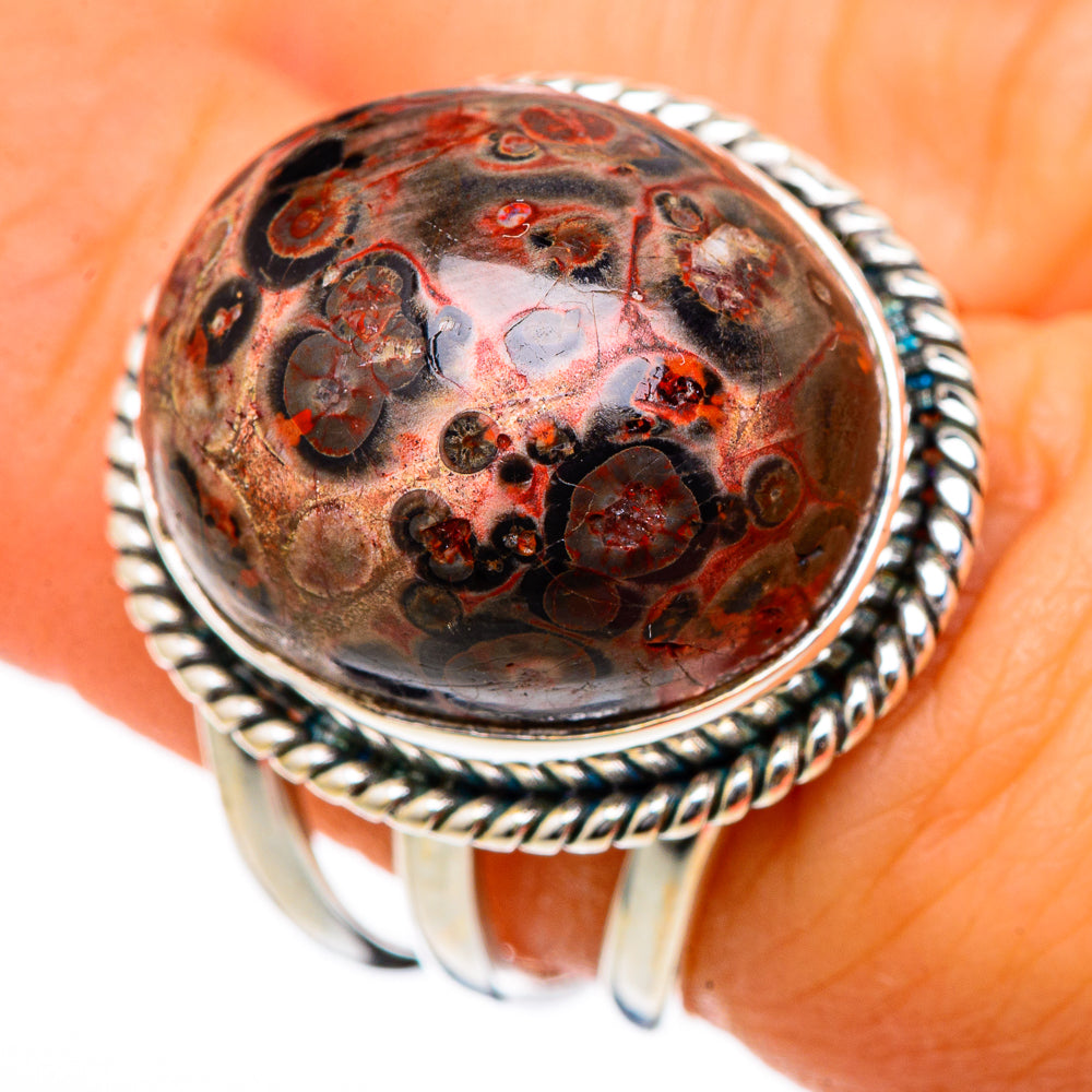 Poppy Jasper Rings handcrafted by Ana Silver Co - RING101637