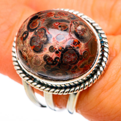 Poppy Jasper Rings handcrafted by Ana Silver Co - RING101637