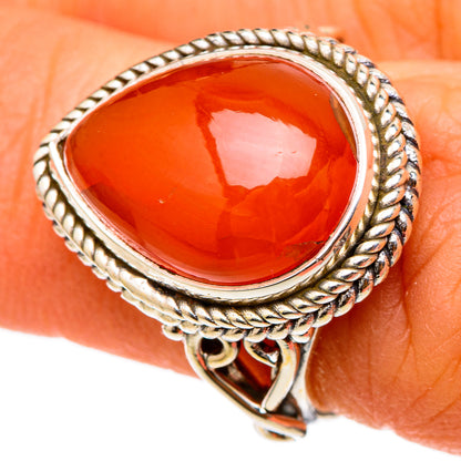 Carnelian Rings handcrafted by Ana Silver Co - RING101638