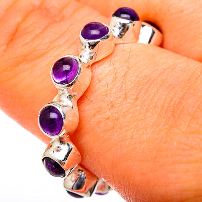 Amethyst Rings handcrafted by Ana Silver Co - RING101644
