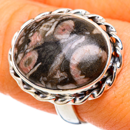 Crinoid Fossil Rings handcrafted by Ana Silver Co - RING101663