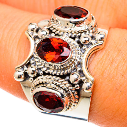 Garnet Rings handcrafted by Ana Silver Co - RING101668