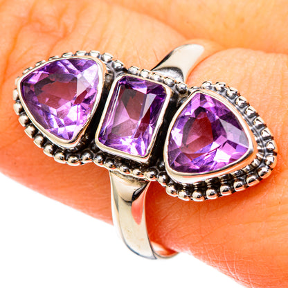 Amethyst Rings handcrafted by Ana Silver Co - RING101671