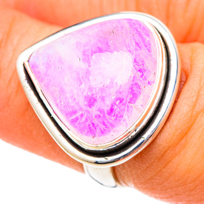 Pink Moonstone Rings handcrafted by Ana Silver Co - RING101692