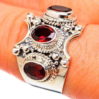 Garnet Rings handcrafted by Ana Silver Co - RING101694