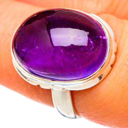 Amethyst Rings handcrafted by Ana Silver Co - RING101696