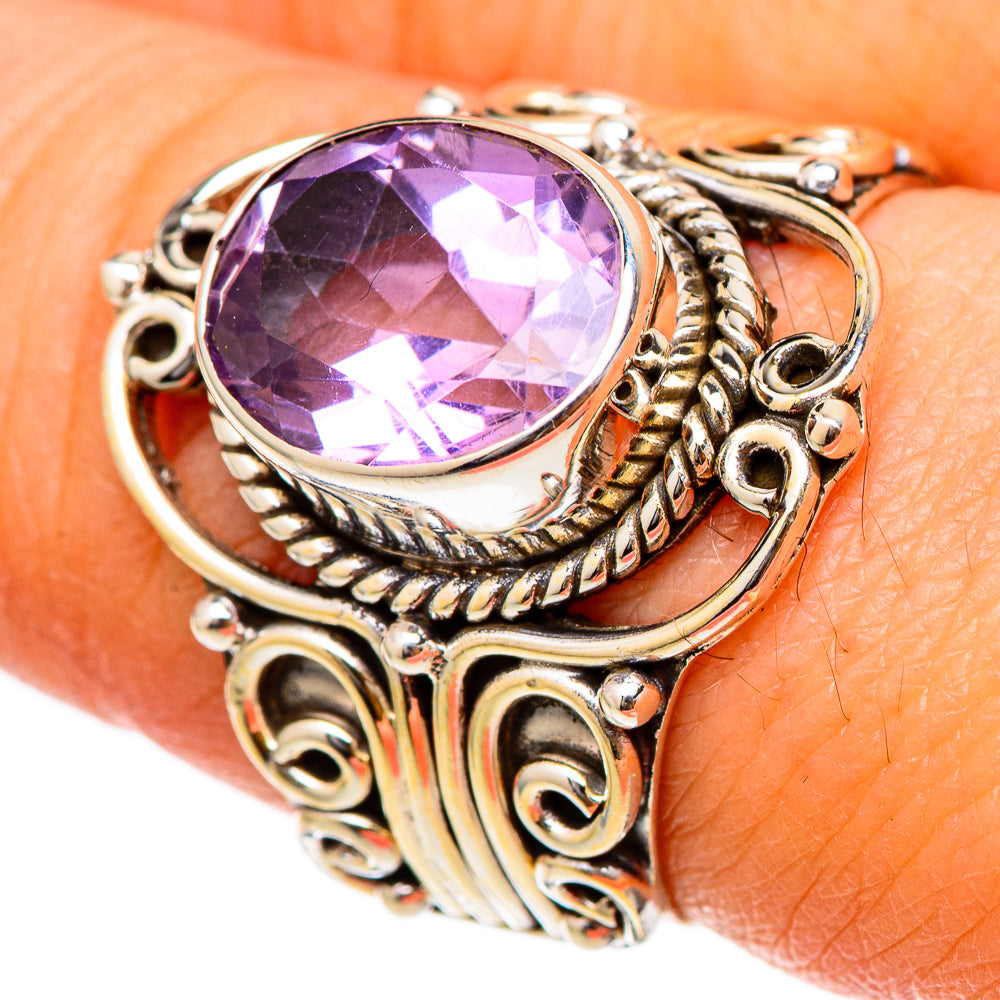 Amethyst Rings handcrafted by Ana Silver Co - RING101697