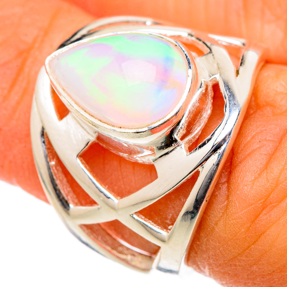 Ethiopian Opal Rings handcrafted by Ana Silver Co - RING101704