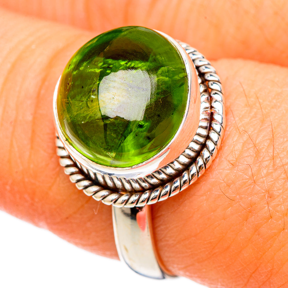 Peridot Rings handcrafted by Ana Silver Co - RING101709