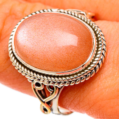 Sunstone Rings handcrafted by Ana Silver Co - RING101714