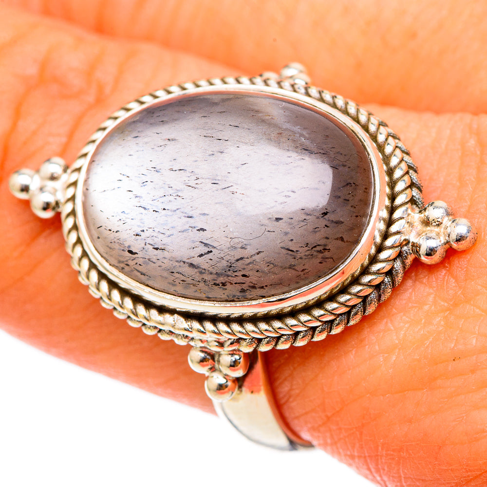 Gold Sheen Obsidian Rings handcrafted by Ana Silver Co - RING101723