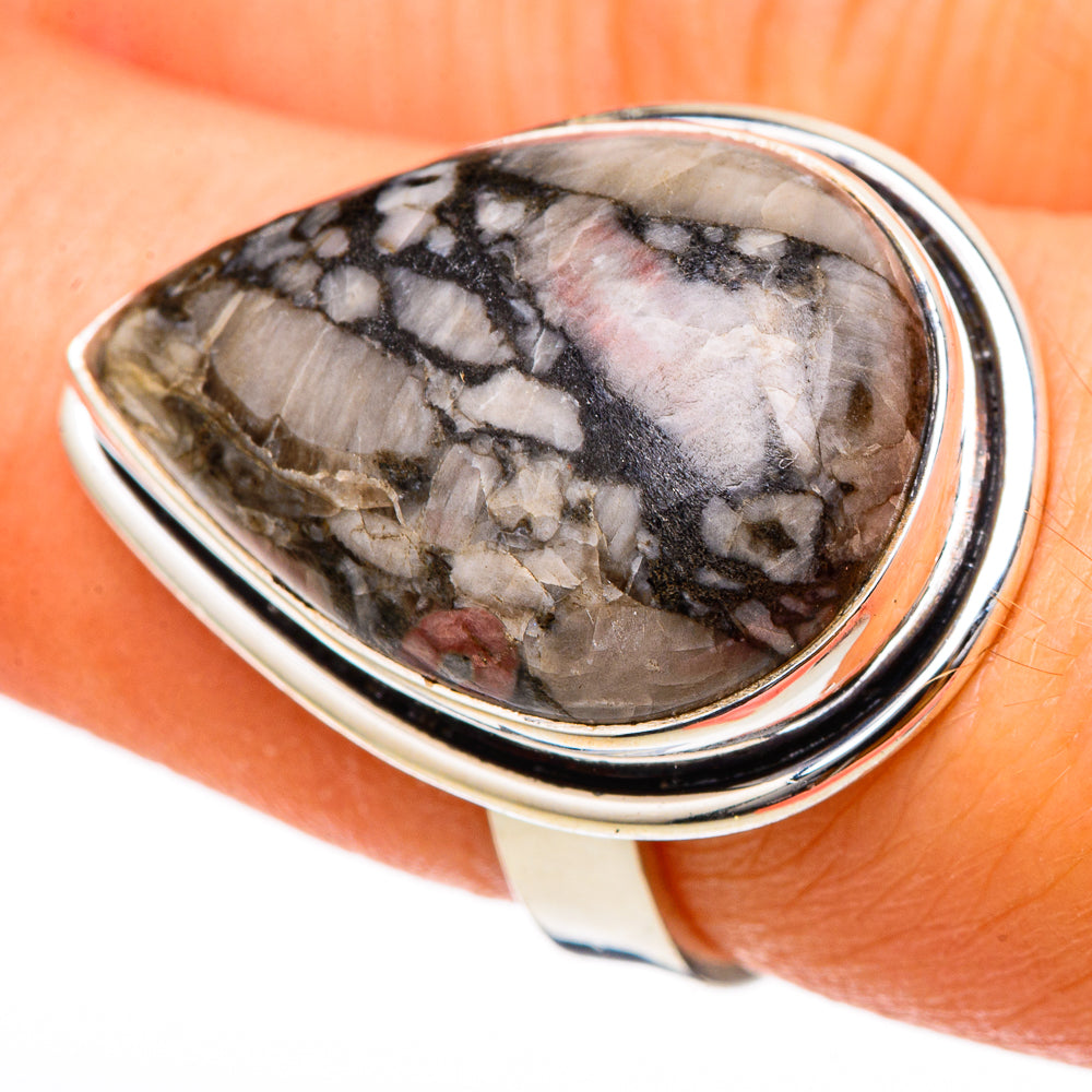 Crinoid Fossil Rings handcrafted by Ana Silver Co - RING101733