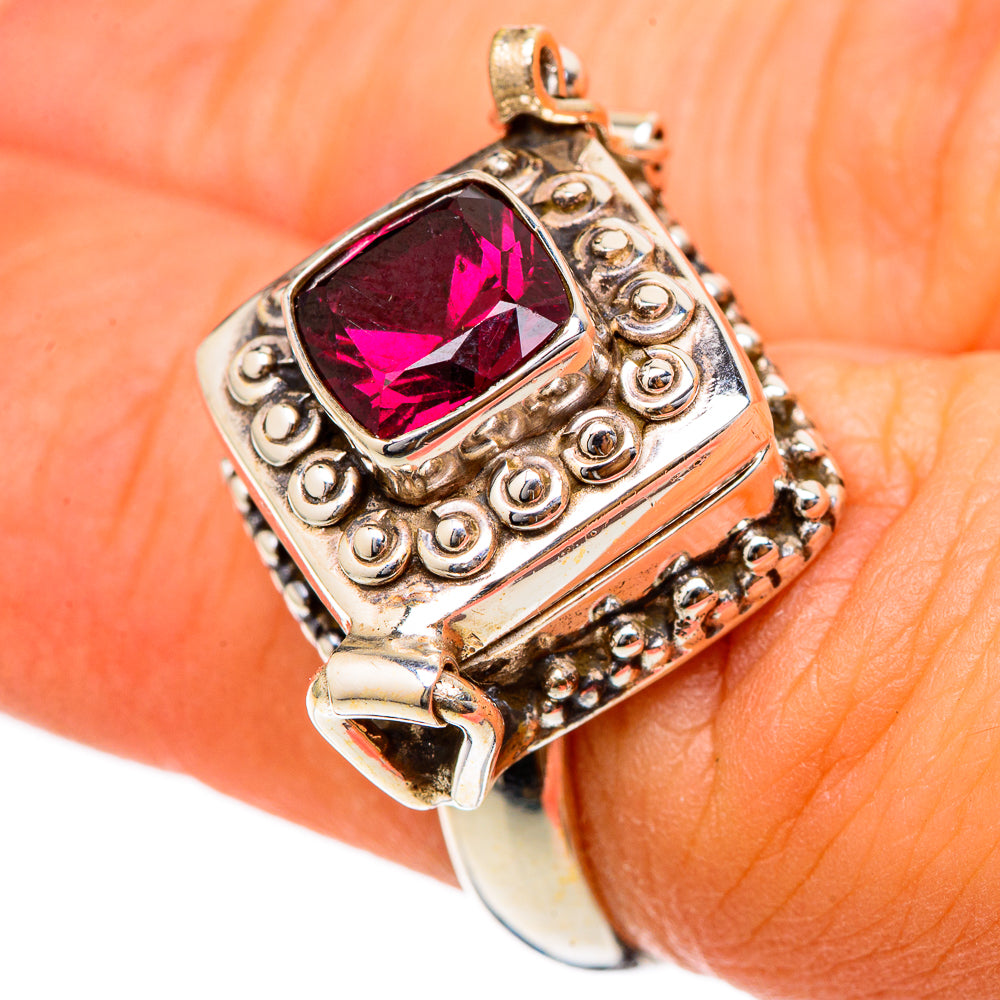 Garnet Rings handcrafted by Ana Silver Co - RING101749