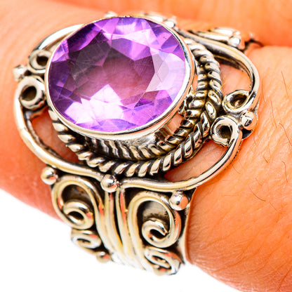 Amethyst Rings handcrafted by Ana Silver Co - RING101753