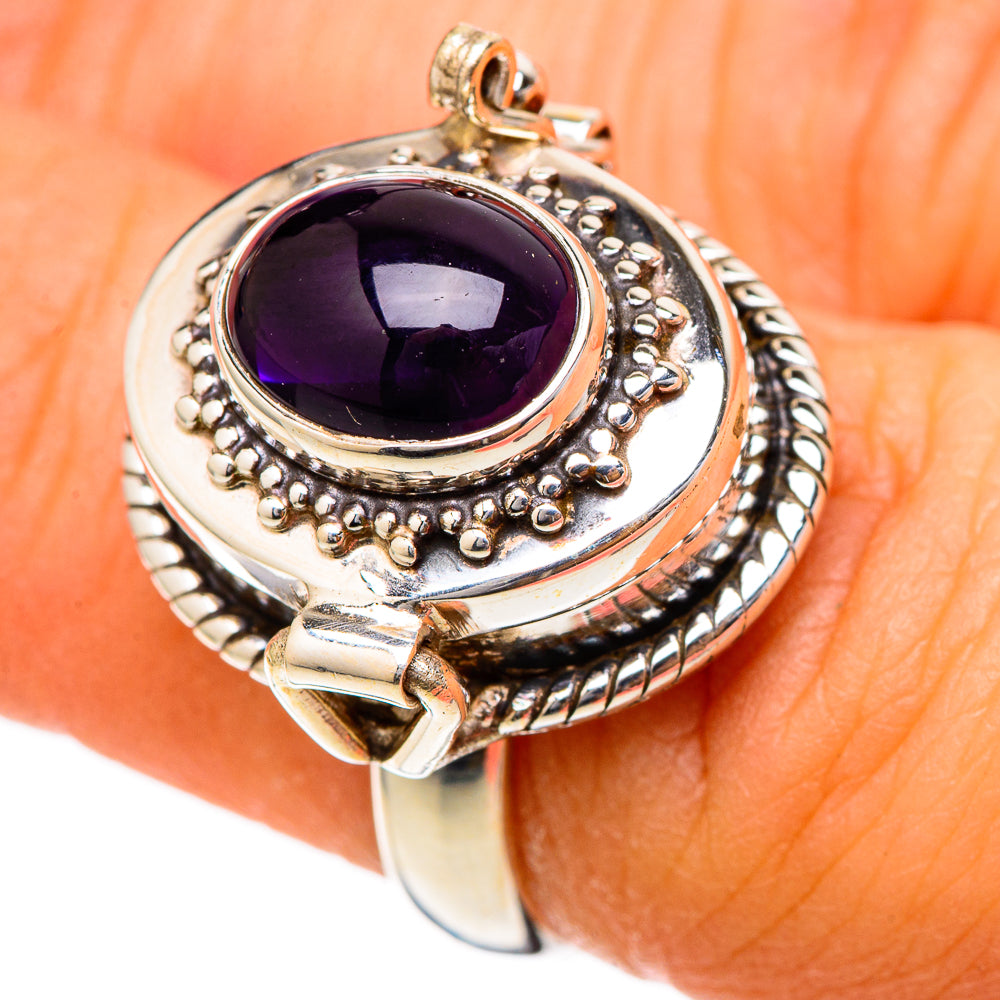 Amethyst Rings handcrafted by Ana Silver Co - RING101755