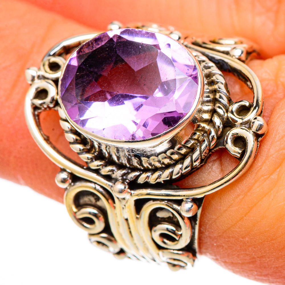 Amethyst Rings handcrafted by Ana Silver Co - RING101766