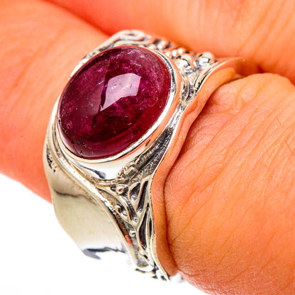 Pink Tourmaline Rings handcrafted by Ana Silver Co - RING101771