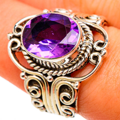 Amethyst Rings handcrafted by Ana Silver Co - RING101781