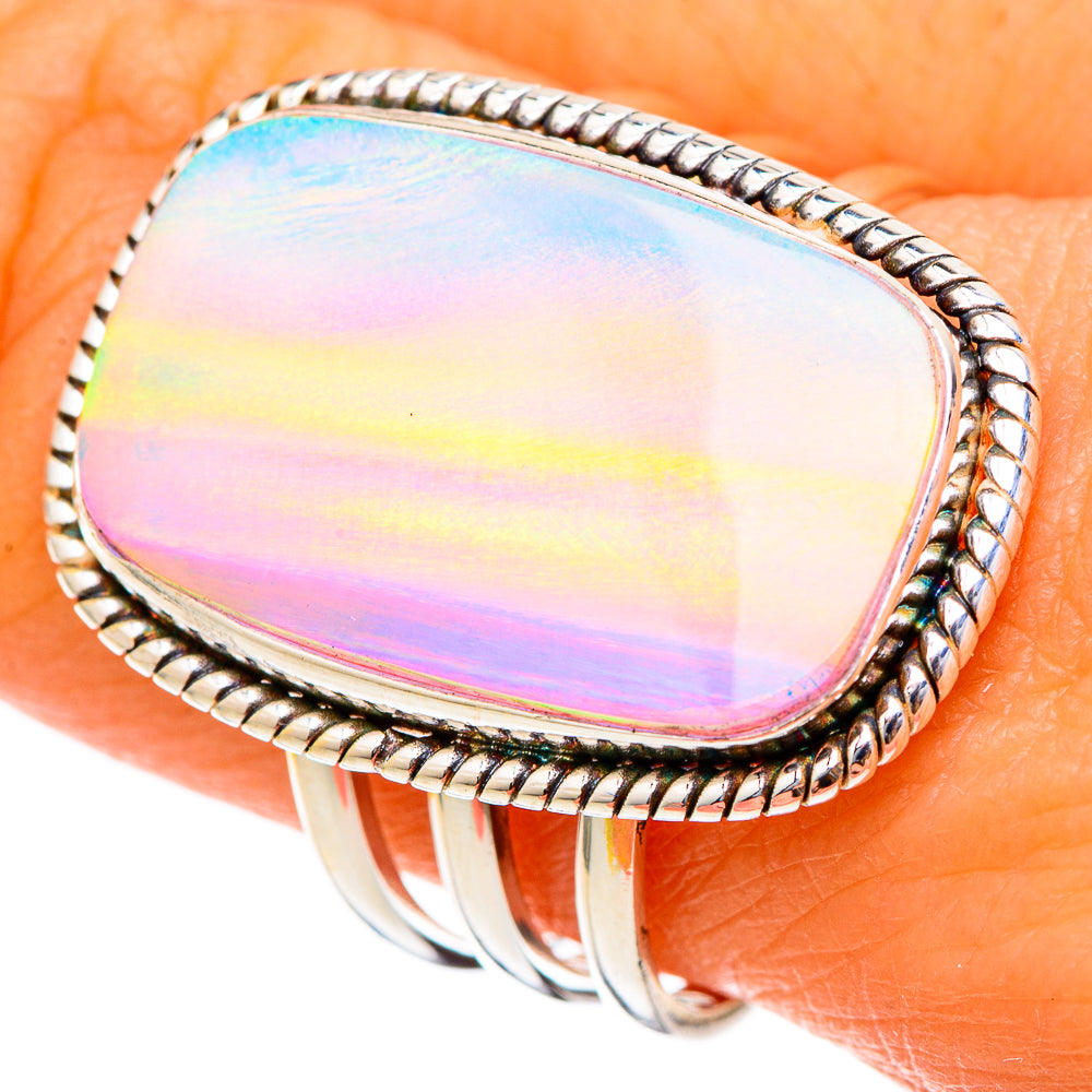 Aura Opal Rings handcrafted by Ana Silver Co - RING101792